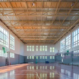 Prefab Steel Space Frame Indoor Stadium Construction Costs thumbnail-1