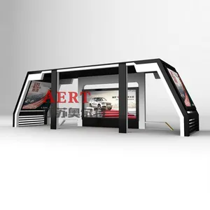 Outdoor Vending Machine Shelter Intelligent Bus Shelter Platform Advertising Light Box Company thumbnail-5