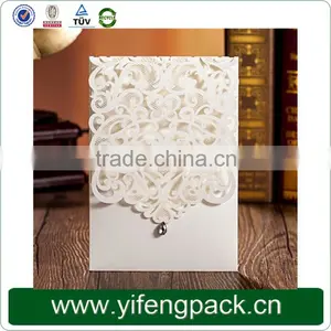 Fast Delivery Unique Handmade Chinese Wedding Invitation Card thumbnail-6