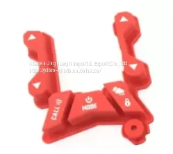 UV Coated Silicone Rubber Keyboard 20 Shore A For Audio Equipment Remote Control thumbnail-1