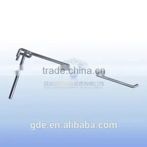 Metal Chrome Long Leg Display Hook for Gridwall thumbnail-1