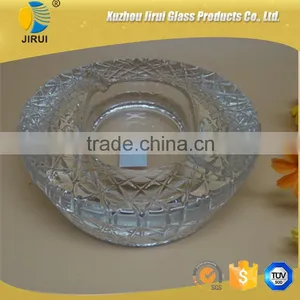 Unique Engraved Crystal Glass Ashtray thumbnail-2
