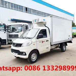 Cheapest Price Gasoline Engine FOTON V1 Refrigerated Minivan 1T Loading Capacity for Sale thumbnail-2