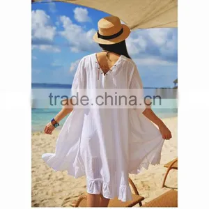 C23191B Wholesale Summer Plain Dress for Ladies Maternity Wear Dress thumbnail-3