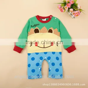Wholesale Fairy Cartoon Toddlers Baby Romper Climbing Clothes Print Animal Bear Dogs Lions Rabbits & Pandas AG-LA0021 thumbnail-5