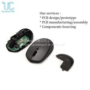 PCB Integrated Circuit Board PCBA Customizable Design Components Sourcing for Wireless Mouse Cordless Mouse WiFi Blueteeth Mouse PCBA thumbnail-1