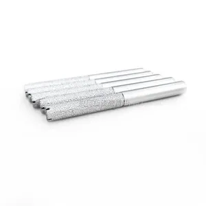 Customized Cross Groove Brazed Grinding Head 10mm Carbon Fiber Drilling and Edge Trimming Tolerance Small Diamond 50 Mesh thumbnail-2
