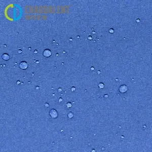Ocean Recycled Oekotex Certified Waterproof 100% Ocean RPET PU Coated 75D*150D Fabric for Umbrella Tablecloth thumbnail-4