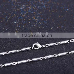 Good Selling Fashion Jewelry High Quality Rhodium Plated Chain Necklace thumbnail-4