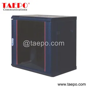 19 Inch 12U Network Server Racks Wall Mounted Data Cabinet Glass Door With Curved Meshed Door Panel From China Manufacturer TAEPO thumbnail-1