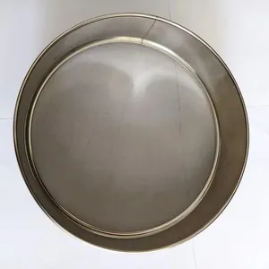 Customized Welded Mesh Stainless Steel Sieve 35cm Diameter 200 Mesh Filter for Agricultural Grain Grading thumbnail-1