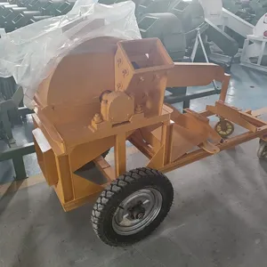Mini Log Splitter Chipper Machine Wood Shredder Wood Grinder for Sawdust Production thumbnail-6