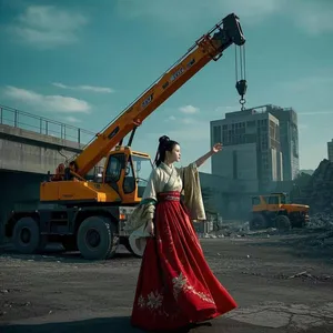 Haililu Crane Rental, 3-ton Forklift Rental, Truck-mounted Crane Arranged Proximally and Available on Call thumbnail-1