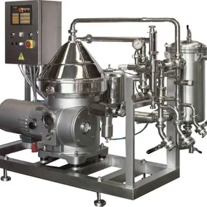 Factory Industrial Full Automatic Disc Centrifugal Skimming Unit Dairy Fat Separation Machine Milk Cream Separator for Milk thumbnail-1