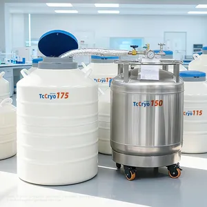 Factory Quote 115L Dewar Storage by TcCryo Liquid Nitrogen Container Suppliers thumbnail-3