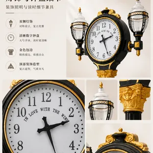 Landscape Street Clock Golf Park Clock Postal Clock thumbnail-2