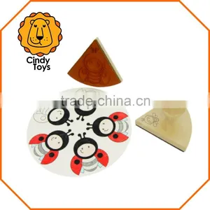 Wooden Mandala Stamps Funny Lnsects 5 Pcs for Kids thumbnail-3