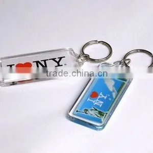 Clear Plastic Key Ring Tag thumbnail-1