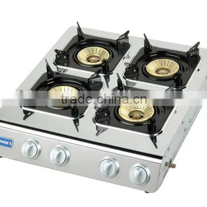Hot Selling Restaurant Use 4 Burner Gas Stove With CE Certified thumbnail-1