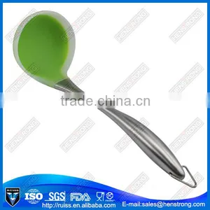 Silicone Different Type of Ladle Spoon With Stainless Steel Handle thumbnail-1