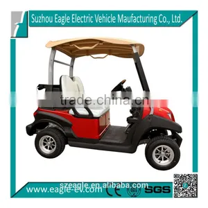 Low Cost Electric Car, 2 Seat, Pure Electric, 36V 3KW, With Golf Bag Holder, Plastic Top, Plastic Body, Trojan Battery EG202AKSZ thumbnail-1