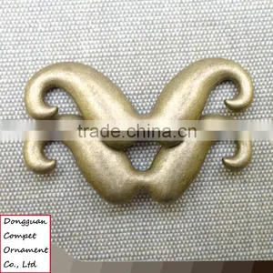 Wholesale Zinc Alloy Jewelry Ancient Bronze Twin Beard Pendant thumbnail-1