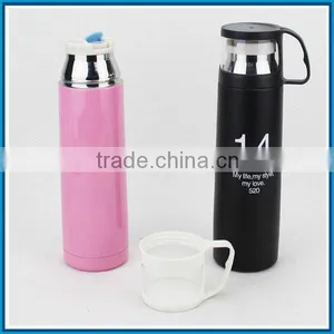 Handle Cup Stainless Steel Vacuum Bottle thumbnail-1