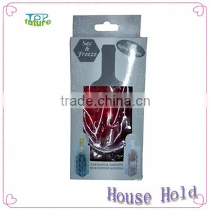 High Quality Cheap Plastic Gel Wine Bottle Cooler thumbnail-2