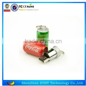 Portable Slim Metal Usb Stick Cola Can 4g/8g Usb Disk thumbnail-1