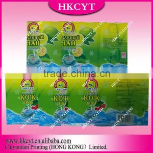 Various Type Drink Packaging Film for Beverage/milk/ice Tea/water thumbnail-1