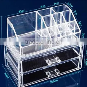 Small Plastic Drawer Makeup Display Box thumbnail-2