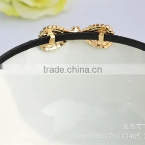 Lady Hairband Headband Hair Accessory Knotbow Crystal Metal Hair Band thumbnail-6
