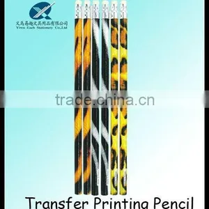Hot Sales 7inch HB Heat Transfer Printing/printed Office Using Pencil With Eraser Yiwu Pencil Factories,pencils With Logo thumbnail-1