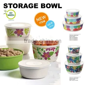 Creative Custom Bamboo Fiber Decals Storage Boxes,eco Dinner Set thumbnail-1