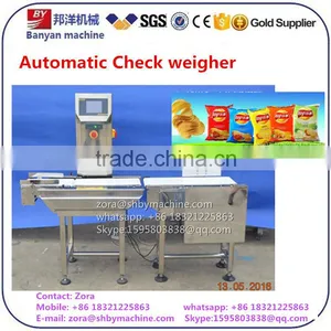 BY-XBC Full Automatic Check Weigher Machine, Weighing Machine 0086-18321225863 thumbnail-1