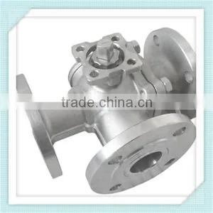 Zhitai 3 Way Flanged End Ball Valve thumbnail-1