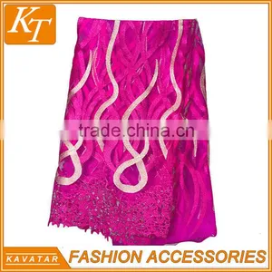 Kavatar Brand Hot Fashion Nigerian Guipure Lace Fabric thumbnail-1