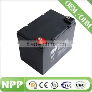 12V Middle Size Rechargeable Agm Battery for Solar Systerm12v 33ah thumbnail-1