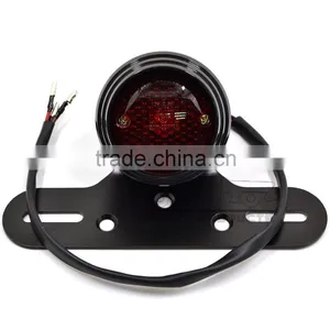 BJ-LPL-035 Recommended Billet Aluminum Black LED Sportbike Motocross Motorcycle Brake Tail Light thumbnail-5