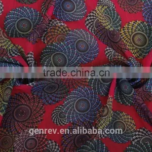 Polyester Fabric Printing Flower Printed Chiffon Fabric Digital Fabric Printing Factory Direct Sale thumbnail-5