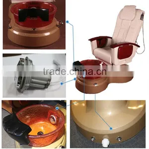 Beauty Salon FRP Basin Red Chair thumbnail-3