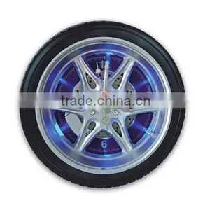 14'' LED Car Tire Clock Supplier From China thumbnail-2