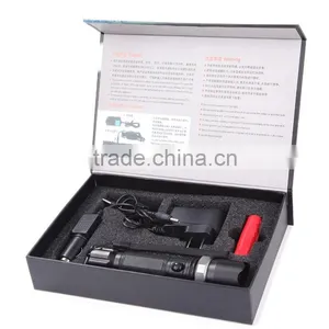 Powerful Rechargeable LED Torch Flashlight thumbnail-4