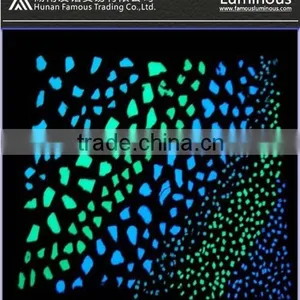 Glow in the Dark Aggregate, Glow Aggregate in the Dark, Sky-blue Gravel thumbnail-1