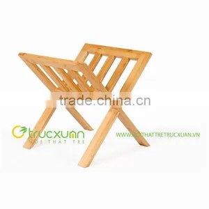 Hot Selling Bamboo Newspaper Rack With the Good Quality From Vietnam thumbnail-1