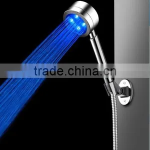 Blue Light Shower Head Colorful Handheld Shower LED Hand Shower thumbnail-1
