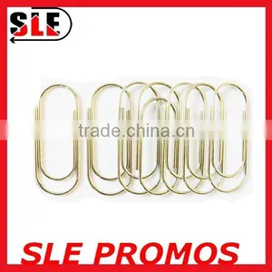 Gold Color Metal Wire Flat Paper Clip thumbnail-1