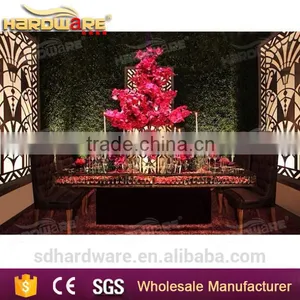Glass Top Banquet Table Crystal Chandelier Pendant Wedding Table thumbnail-3