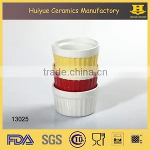 Ceramic Round Cheese Ramekin Bowl thumbnail-1