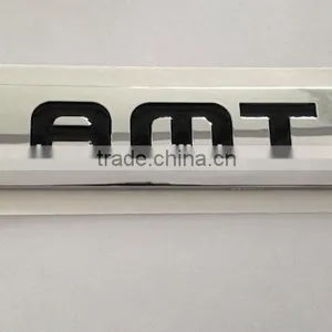 High Quality Outdoor 3d Plastic AMT Chrome Logo Emblem Car Emblem thumbnail-3